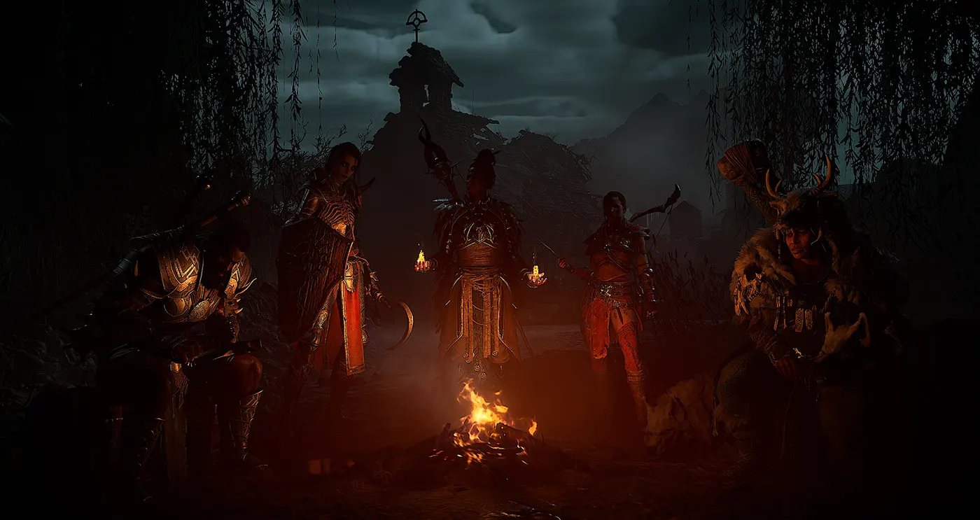 Diablo 4 campfire screen