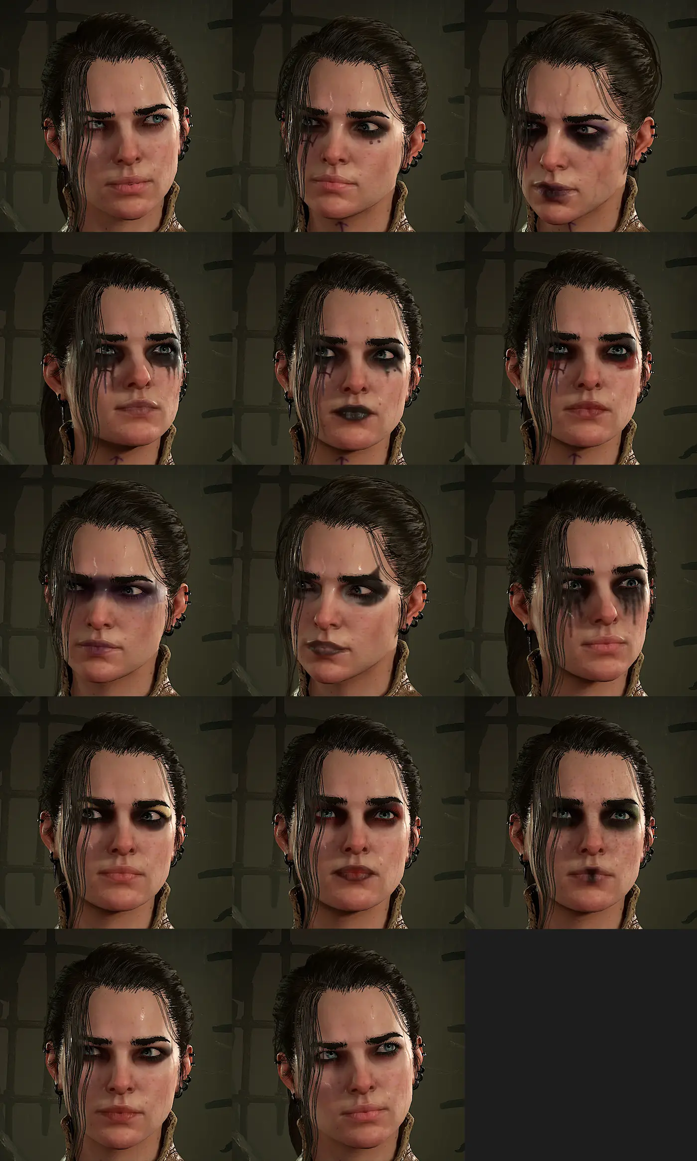 D4 character makeup options