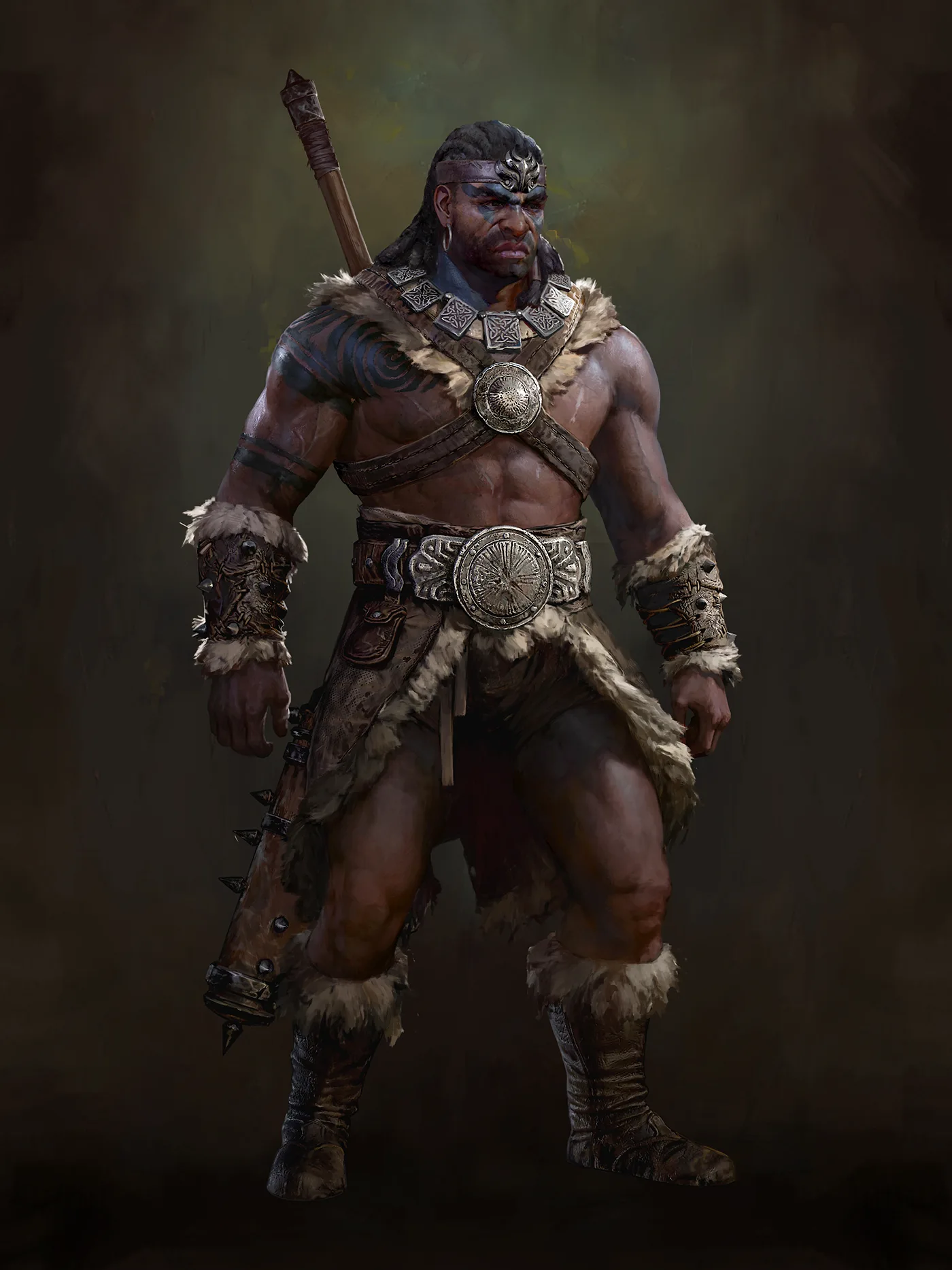 Diablo 4 Barbarian class artwork