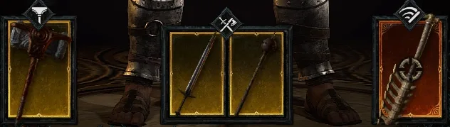 Diablo IV Barbarian weapon slots