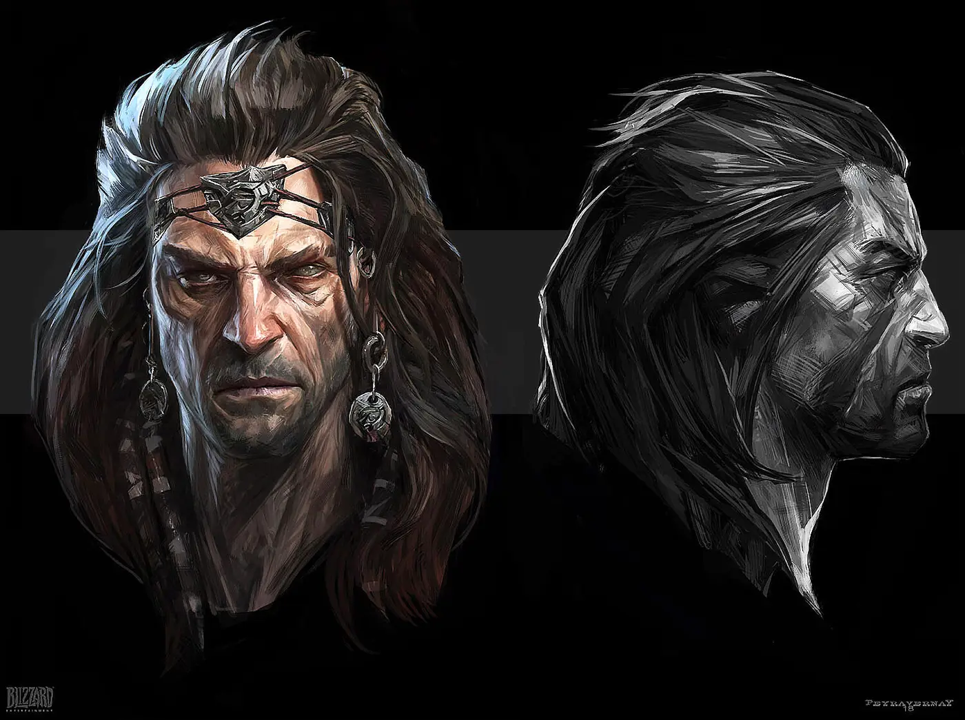 Diablo IV Male Sorcerer Artwork