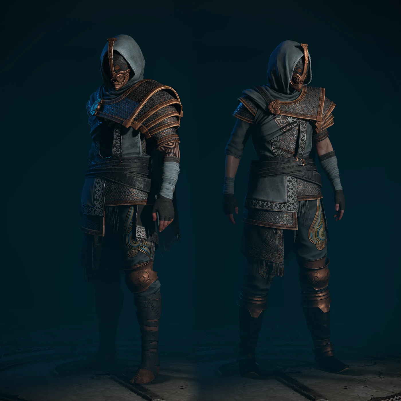 Rogue class armor set from Diablo 4