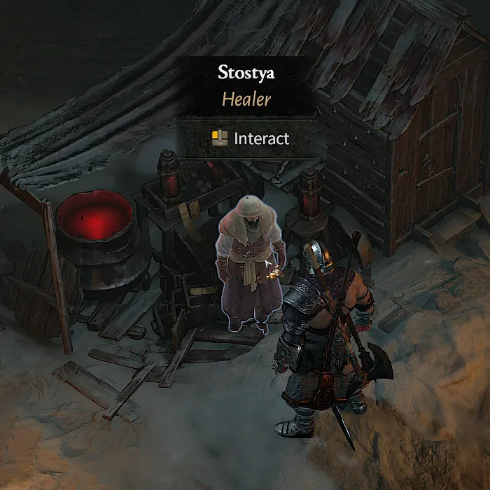 Diablo IV Healer NPC