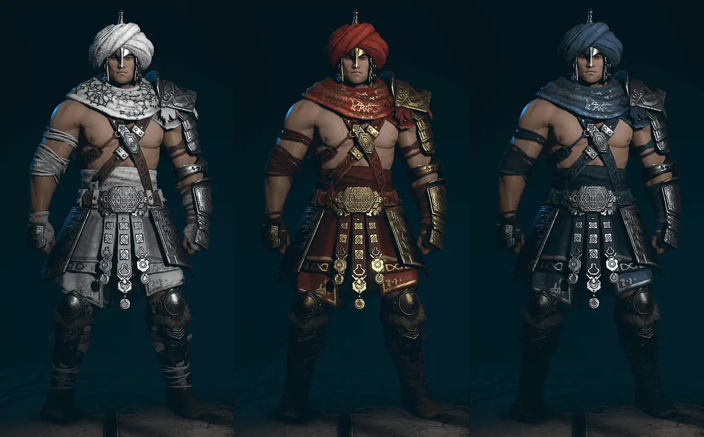 Diablo 4 Barbarian Armor dyes