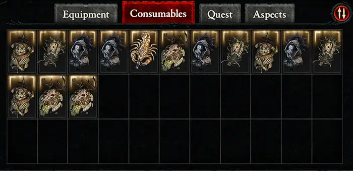 Nightmare Sigil D4 Inventory