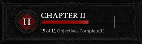 Season Journey chapter progression in Diablo 4