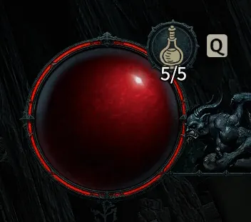 Diablo 4 health globe