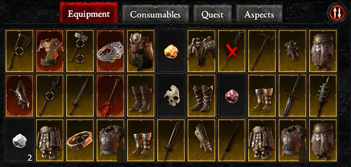 Diablo 4 number of Inventory slots