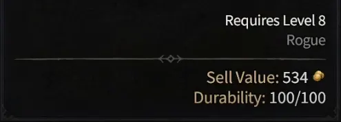 Diablo 4 item durability UI