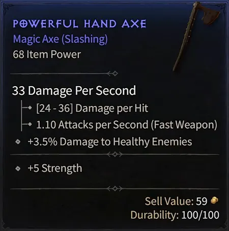 D4 Magic quality Weapon