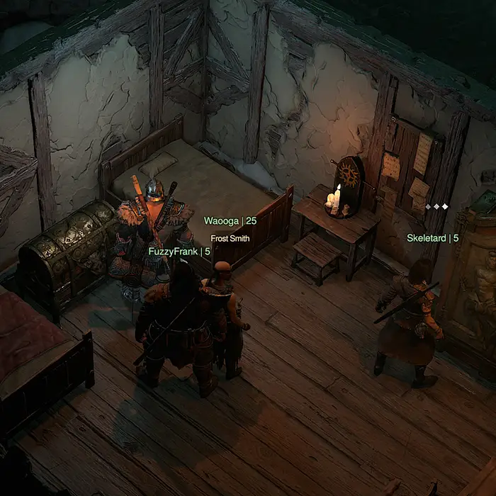 Diablo 4 players checking their Stash