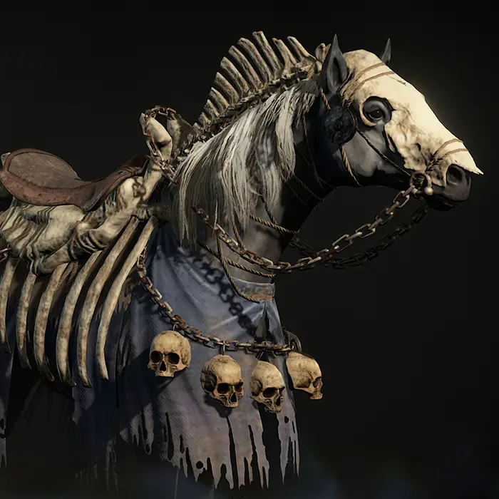 D4 Death's Burden Mount Armor Set