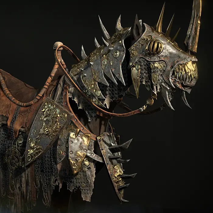 D4 Weight of Gold Mount Armor Set