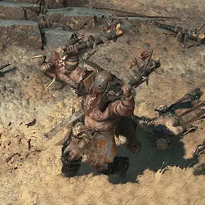 Diablo 4 Cannibal Bruiser monster in-game screenshot