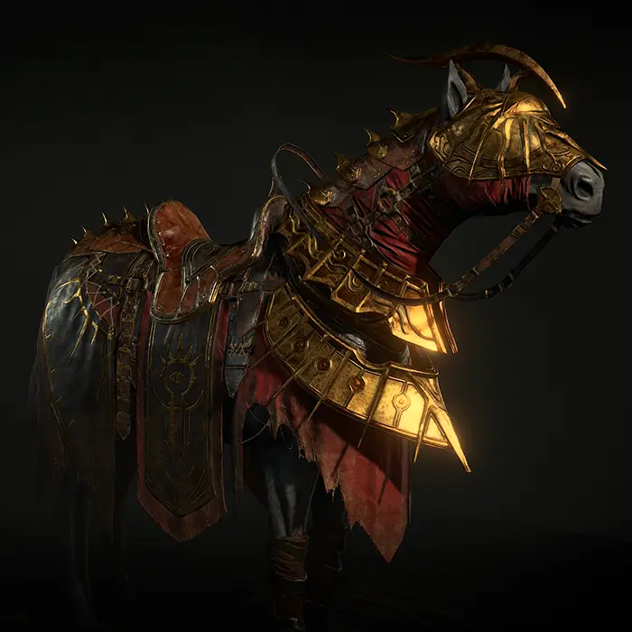 Diablo 4 Equine Veil Mount Armor