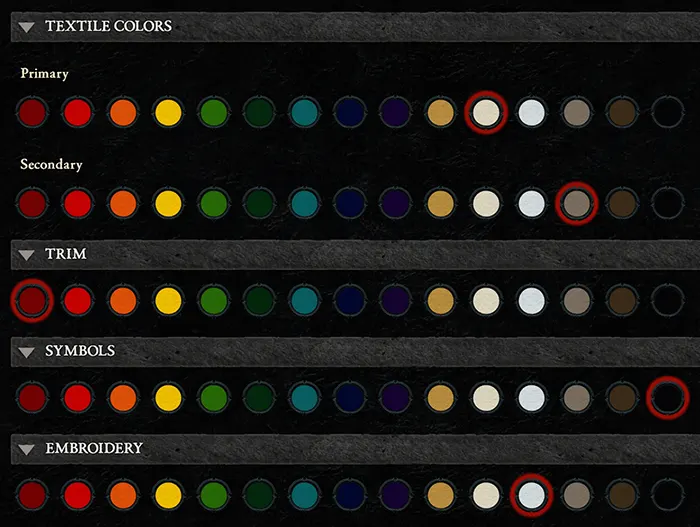 Diablo 4 Clan banner color choices