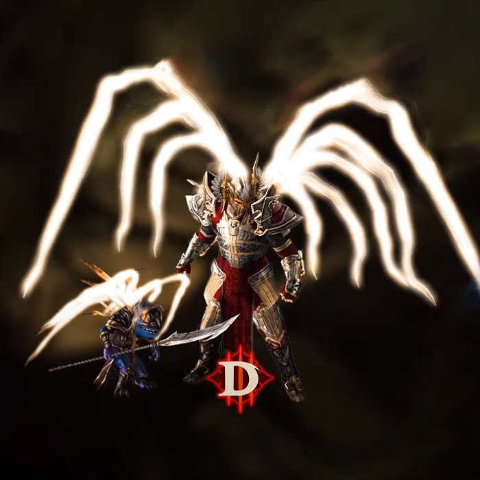 Diablo 3 Murloc Pet and Inarius Wings cosmetics