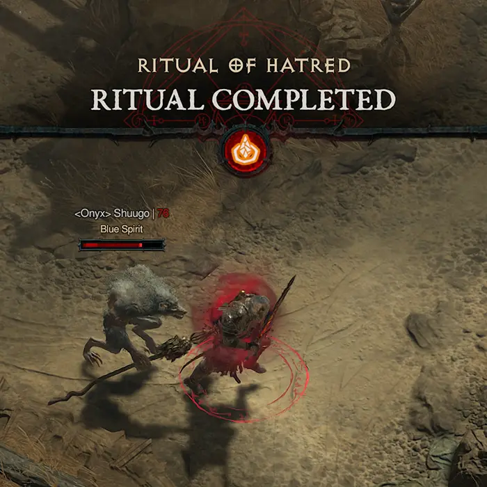 Ritual of Hatred Diablo 4 completed